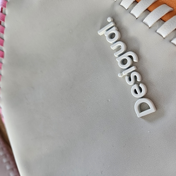 Desigual Crossbody Bag Pink and Orange Modern Color Block - Picture 4 of 4